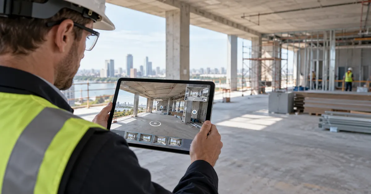 Gemelo digital 360º de una obra para arquitectura, ingeniería y construcción.